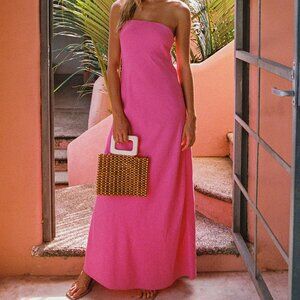 lspaceswimwear Spring In Love Dress - Bubblegum Pink Size XLBubblegum Pink / XL